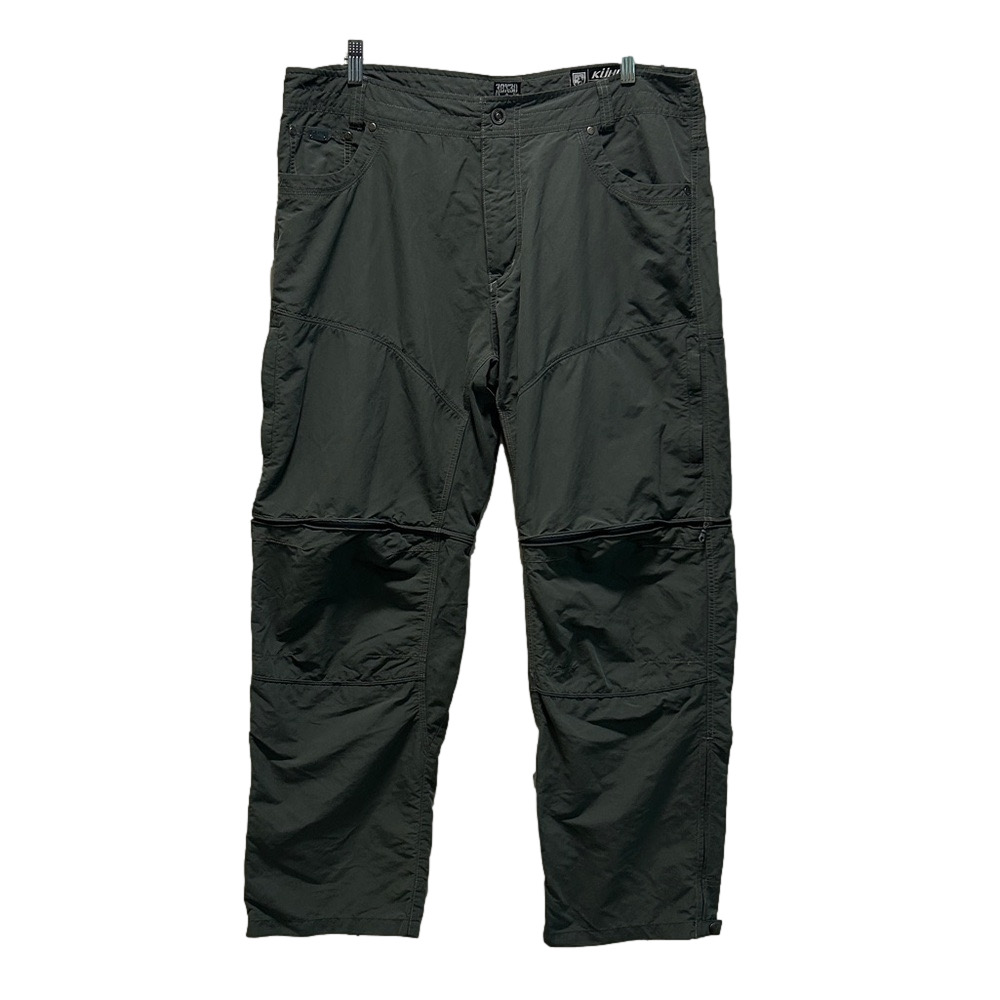 Kuhl Liberator Convertible Pants with Stealth Zip Off System In Green/Gray 38X30
